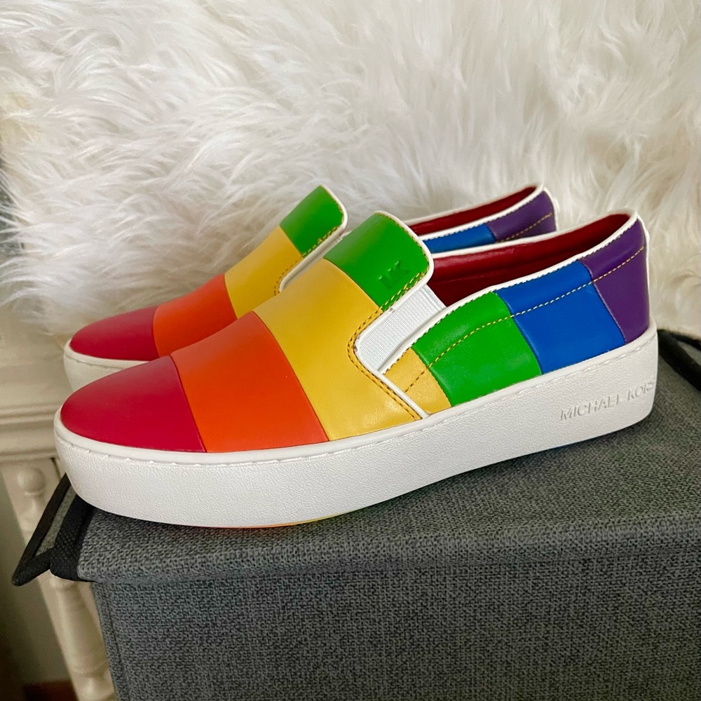 Rainbow Michael Kors Dylan Sneakers